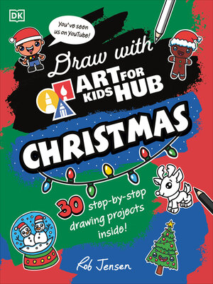 cover image of Draw with Art for Kids Hub Christmas